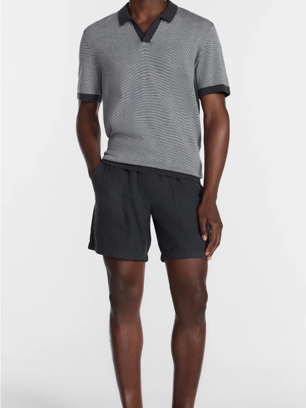NWT George Black Drawstring Pull-On Shorts